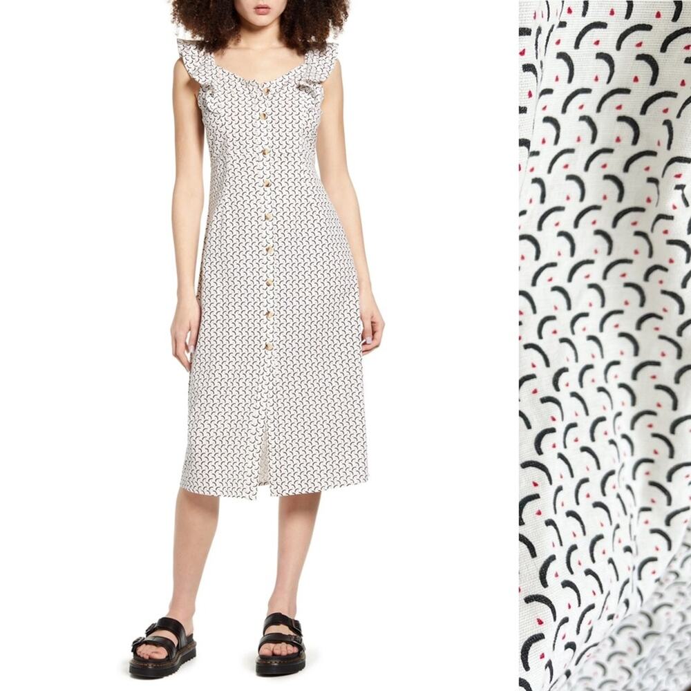 billabong x sincerely jules love tripper midi dress